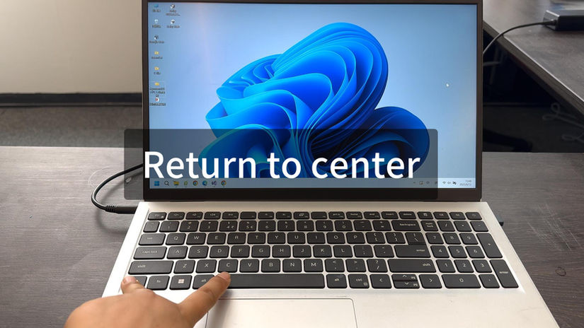 Cursor return to center